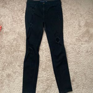 High-rise super skinny jeans